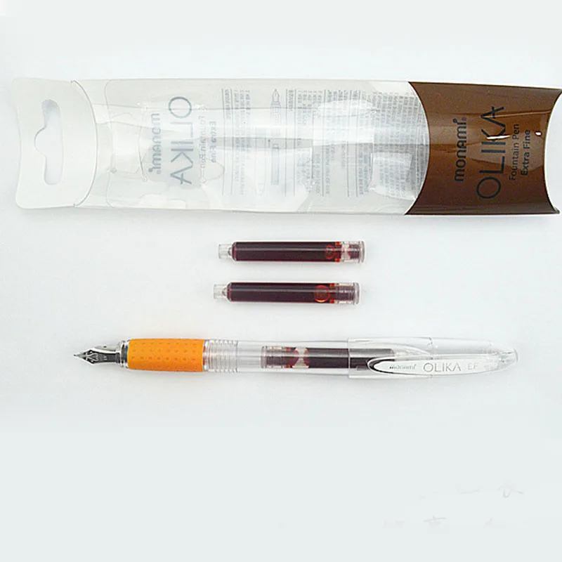 Ручка перьевая прозрачная креативная портативная ручка с возможностью замены