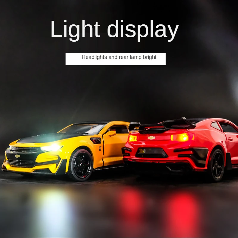 

2021 New 1:32 Simulation Hornet Alloy Car Model Acousto Optic Return Force Children Toy Car Boy Sports Car Children Gift