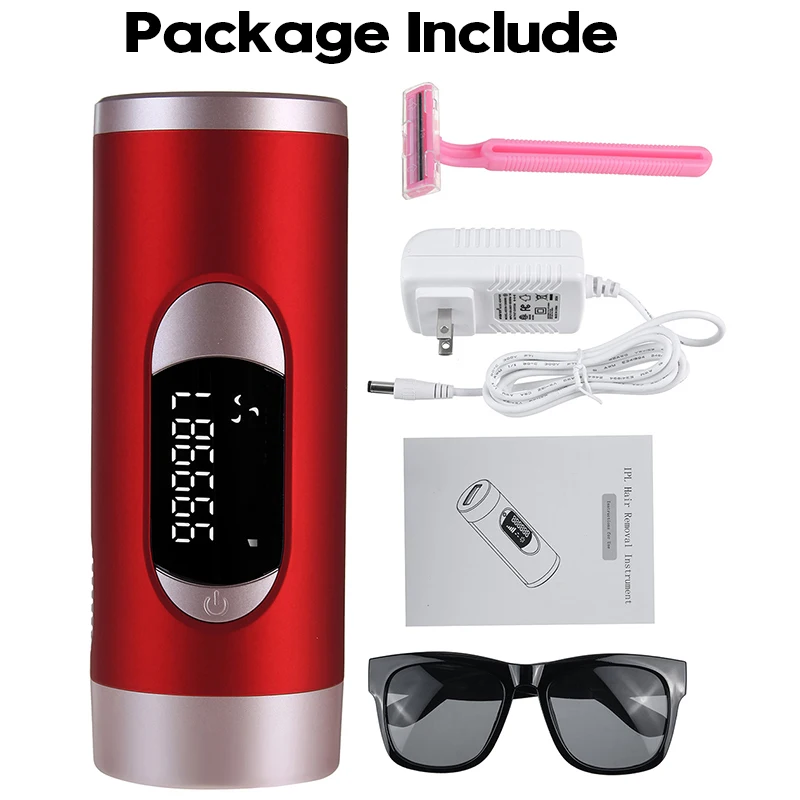 

999999 Flash Electric IPL Permanent Epilator LED Display Painless Laser Hair Removal Facial Light Epilator Women Photoepilator