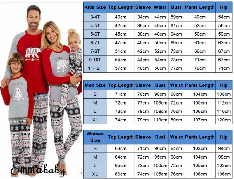 Семейные пижамы в английском стиле для взрослых женщин младенцев детей одежда