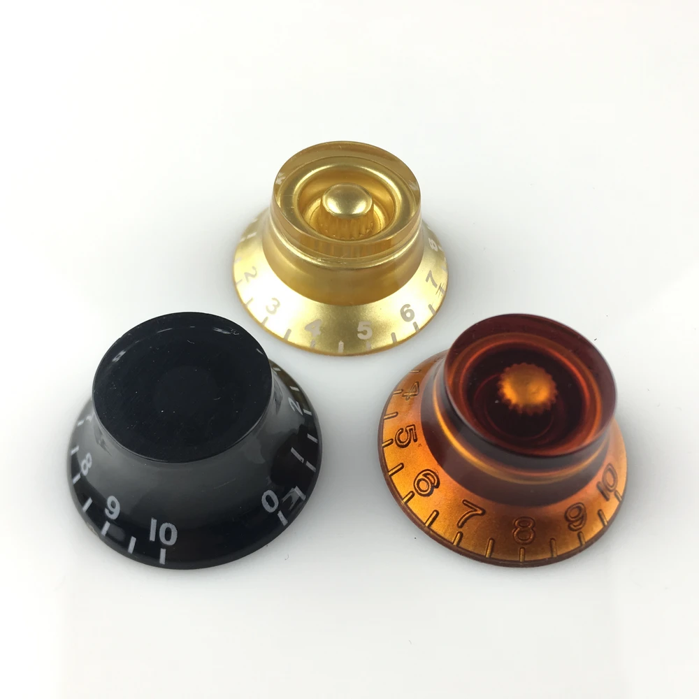 

1 Piece Top Hat Control Potentiometer(POT) Knobs For Electric Guitar Bass gear switch cap