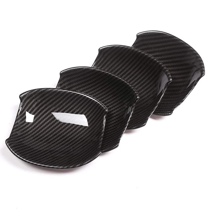 Автомобильная боковая дверная ручка из углеродного волокна крышка для внешней