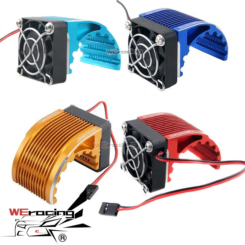 

4274/4268/1515 Motor Cooling Fan CNC Aluminum Motor Heat Sink 5-7.4V 0.12A Motors Radiator for RC Cars Spare Parts