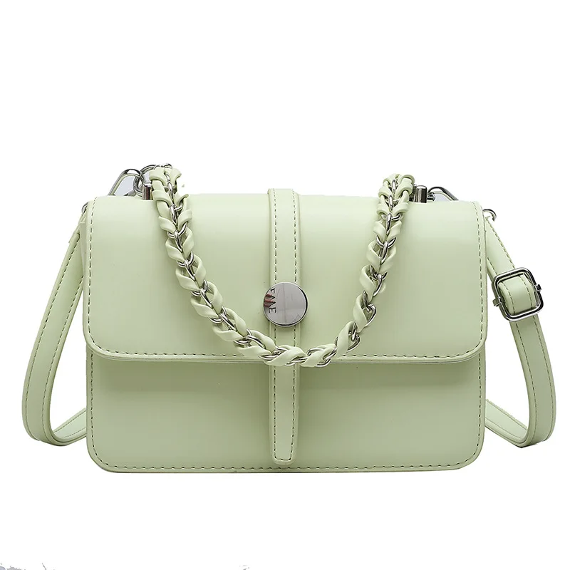 

2021 new Korean women's bag elegant temperament one shoulder handbag small square Bag Fashion Net red messenger bag