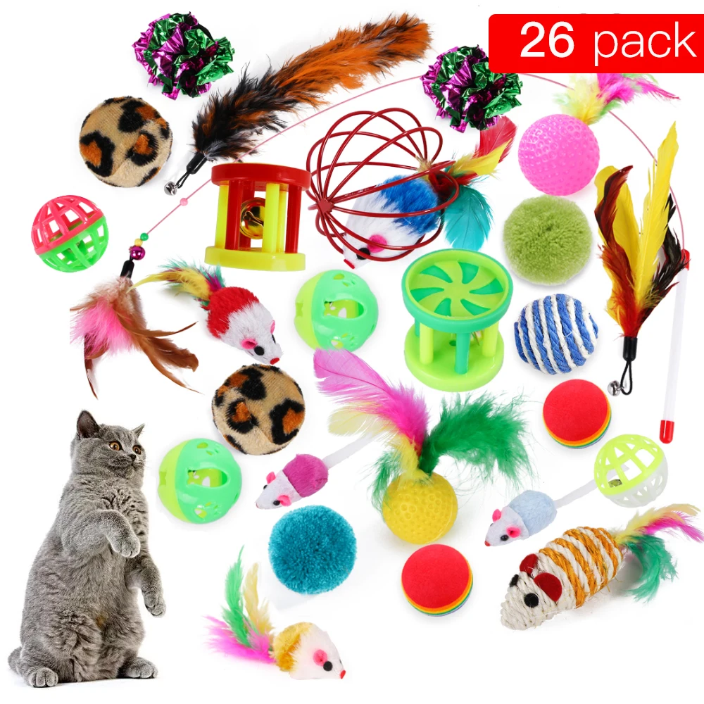 Игрушка для домашних животных в форме шариков кошки котят любовь новинка набор