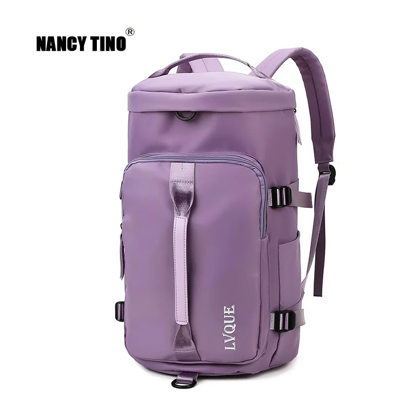 

NANCY TINO Gym Backpack Fitness Bag For Women Men School Bags Outdoor Sports Travel Backpack Shoes Pocket Student Bag Gym Tas