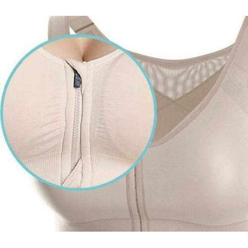 

Nice Pop Women Posture Corrector Bra Wireless Back Support Lift Up Bra Underwear Pop 88