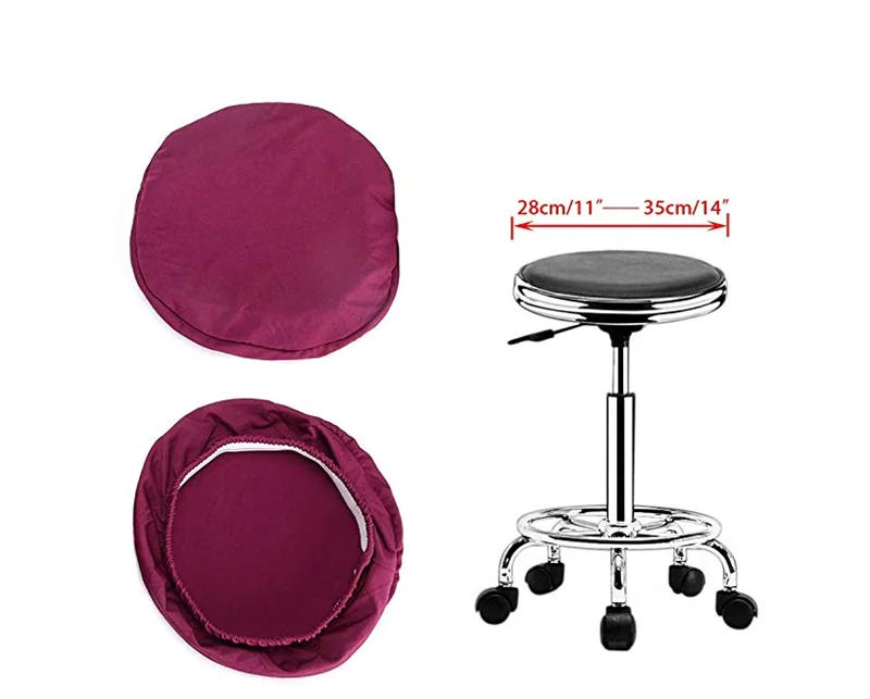 Новинка чехол для круглого стула барного эластичный сиденья дома кресла круглый