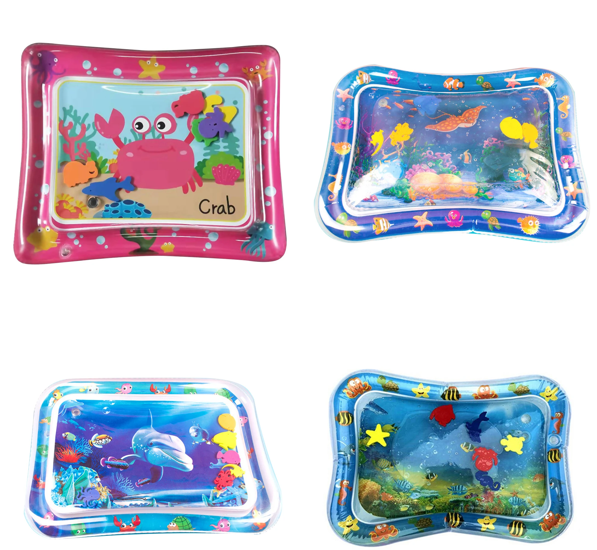 

Детский надувной матрас, многофункциональный водный игровой коврик, креативная игрушка для малышей, подушка для сенсорной стимуляции, полз...