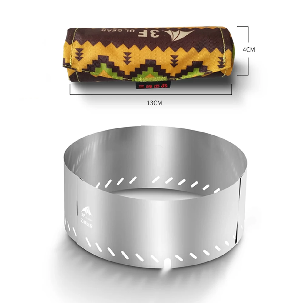 Ветрозащитный экран для газовой плиты ветрозащитный туристической кемпинга