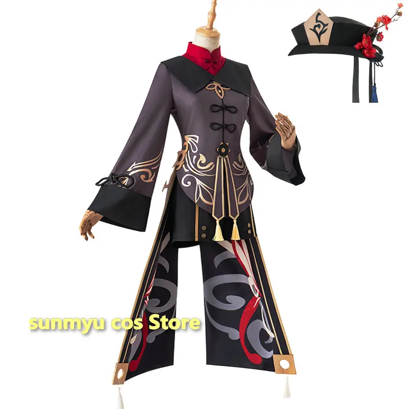 

Game Genshin Impact Hu Tao Cosplay Costume XS~3XL Size Hu Tao Cosplay Hutao