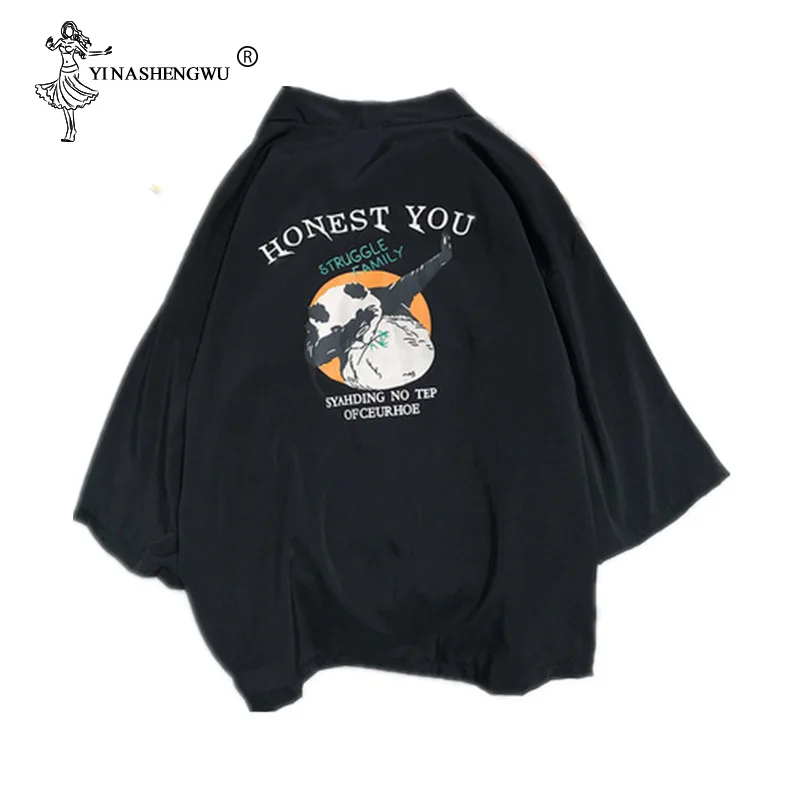 

Kimonos Cardigan Men Japanese Traditional Kimono Yukata Robe Women Kimono Femme Loose Thin Coat Unisex Beach Casual Shirt Japan