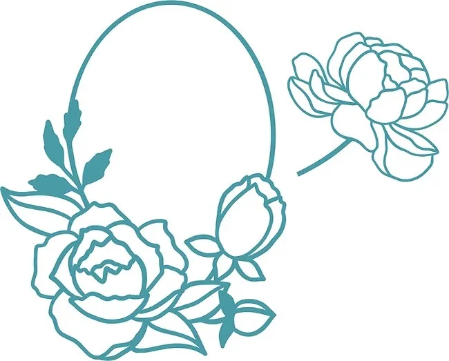 

New Arrival 2021 Pretty Peony Flower Metal Cutting Die Diy Molds Scrapbooking Paper Making Cuts Crafts Template Handmade Card