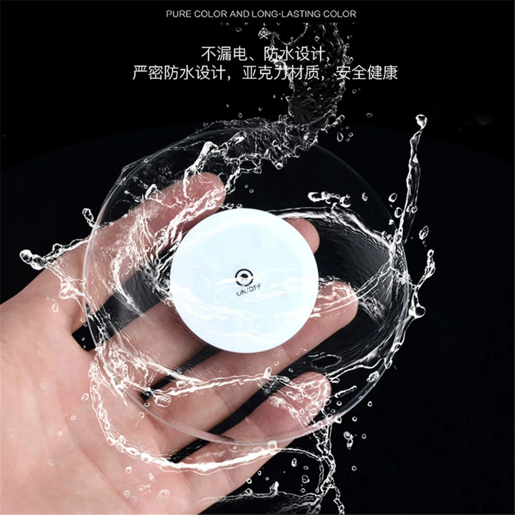 

Car Dome LED Cup Coaster Holder Automotive Interior Lamp Multi- Colorful Atmosphere Light Drink Holder Anti-Slip Mat Product