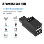 USB-концентратор KEBIDU с 3 портами, высокоскоростной мини-концентратор USB 2,0, разветвитель для ПК, ноутбука, картридера на диск для iPhone 7, 8, X, мобильный телефон