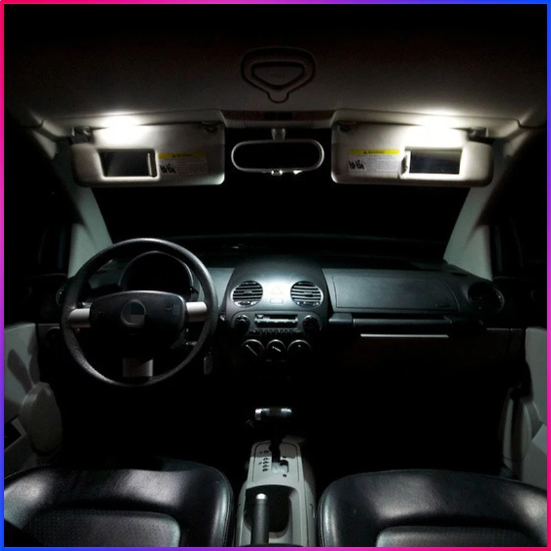 Светодиодная лампа ShinMan 6x для салона автомобиля автомобильная Volkswagen New Beetle