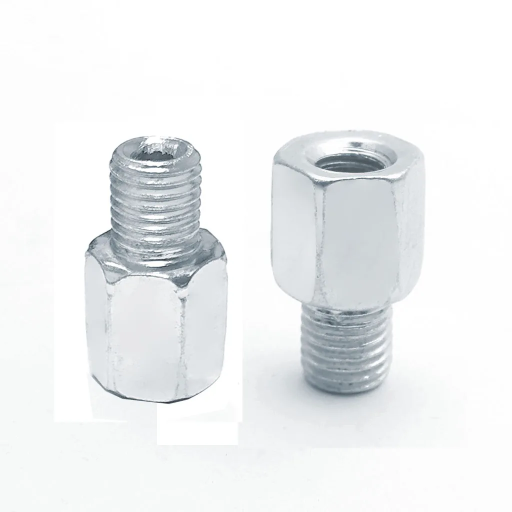 Pair Scooter Motorcycle Rear Mirror Adapters M10 10MM M8 8MM 6MM Clockwise Anti-clockwise Right Left hand thread Changing Screw |