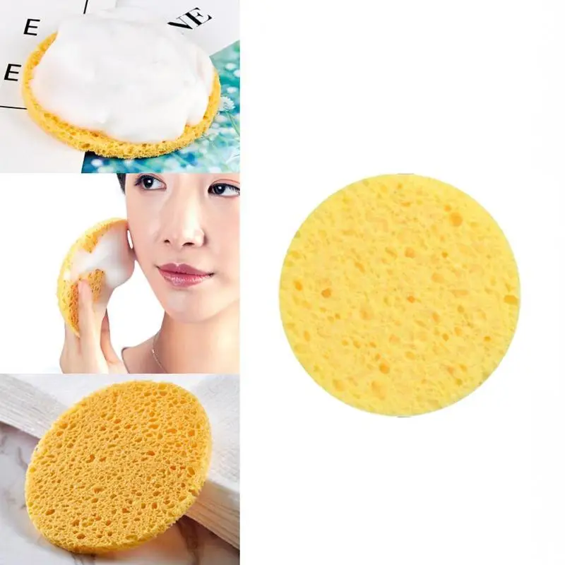 1 шт. натуральная древесная масса губки компресс косметические инструменты для