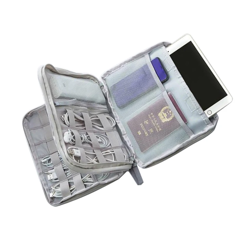 Дорожная цифровая сумка сумки Oxford для кабелей передачи данных портативные