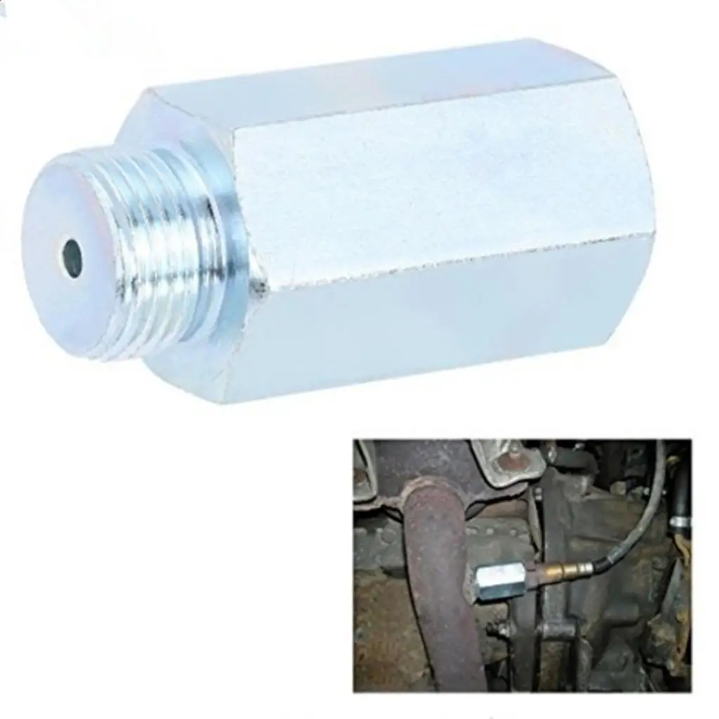 

Universal Car Oxygen Sensor Extender Adapter Stainless Steel Joint M18x1.5