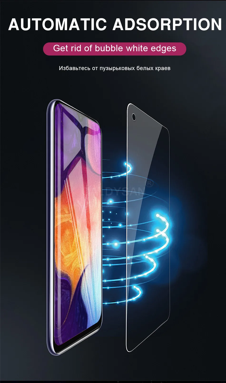 3 шт./партия, закаленное стекло для экрана samsung Galaxy A10 A20e A30 A40 A50 A60 A70 A80, защитное стекло, полное покрытие