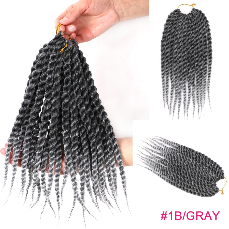 DAIRESS 12 &quotСенегальские скрученные волосы на крючках косички стендов