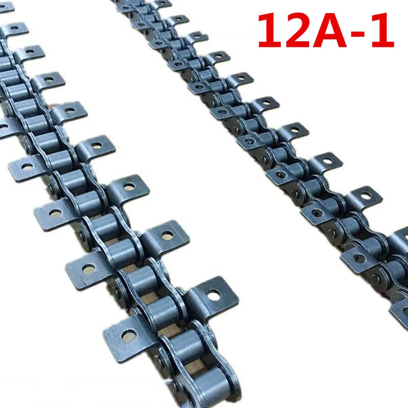1 шт. 5 м Длина 80 звеньев 12А-1 стандартная двойная сторона одно отверстие изогнутая