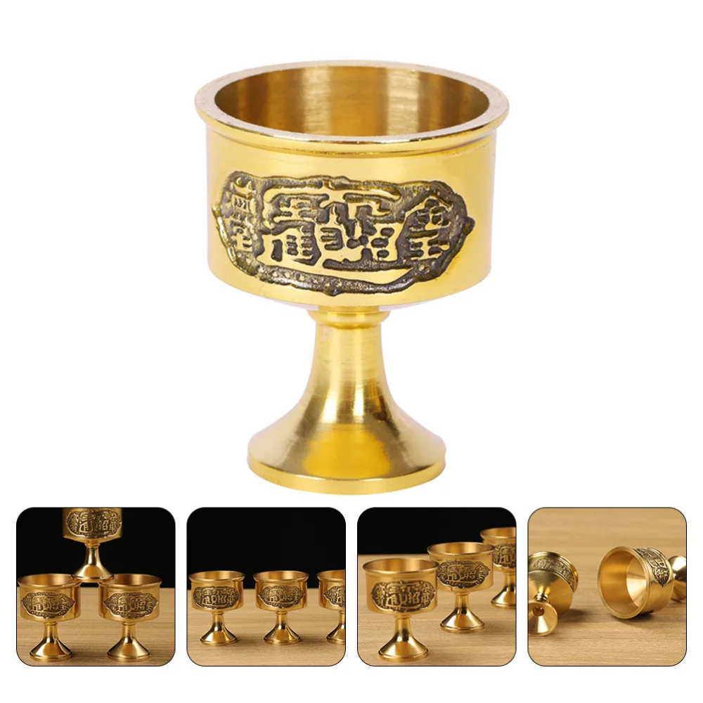 

1pc Vintage Style Hand-made Copper Engraving Cup Home Decoration Cups