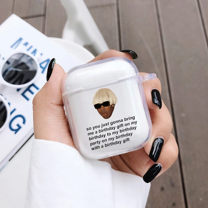 Tyler the creator Golf IGOR bees Earphone Case For Airpods Pro Protective Cover Transparent Soft for 1 2 Bags Coque | Электроника