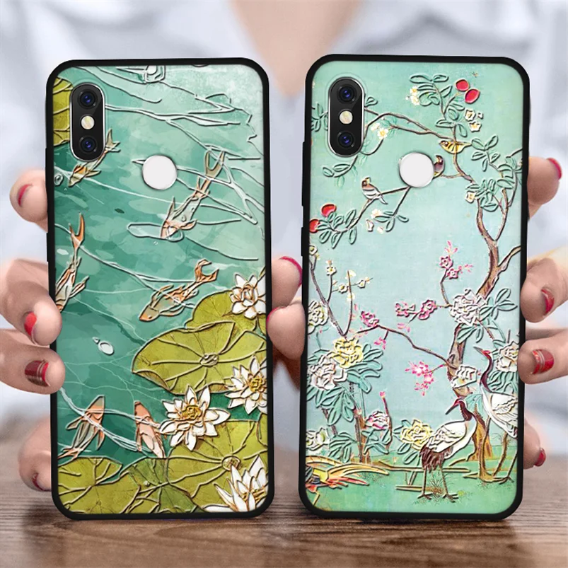 3D Тиснение ТПУ Cute Cat чехол для Xiaomi редми Примечание 8 Pro 7 5 5A 6 8T 6A 8A 7A Ми А3 А1 А2 5X 9 Lite