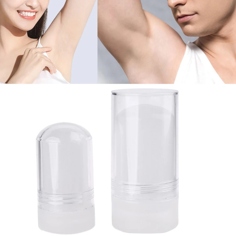 

60g+120g Body Deodorant Crystal Alum Stick Travel Portable Odor Remover Smelly Block Antiperspirant for Women Men Armpit
