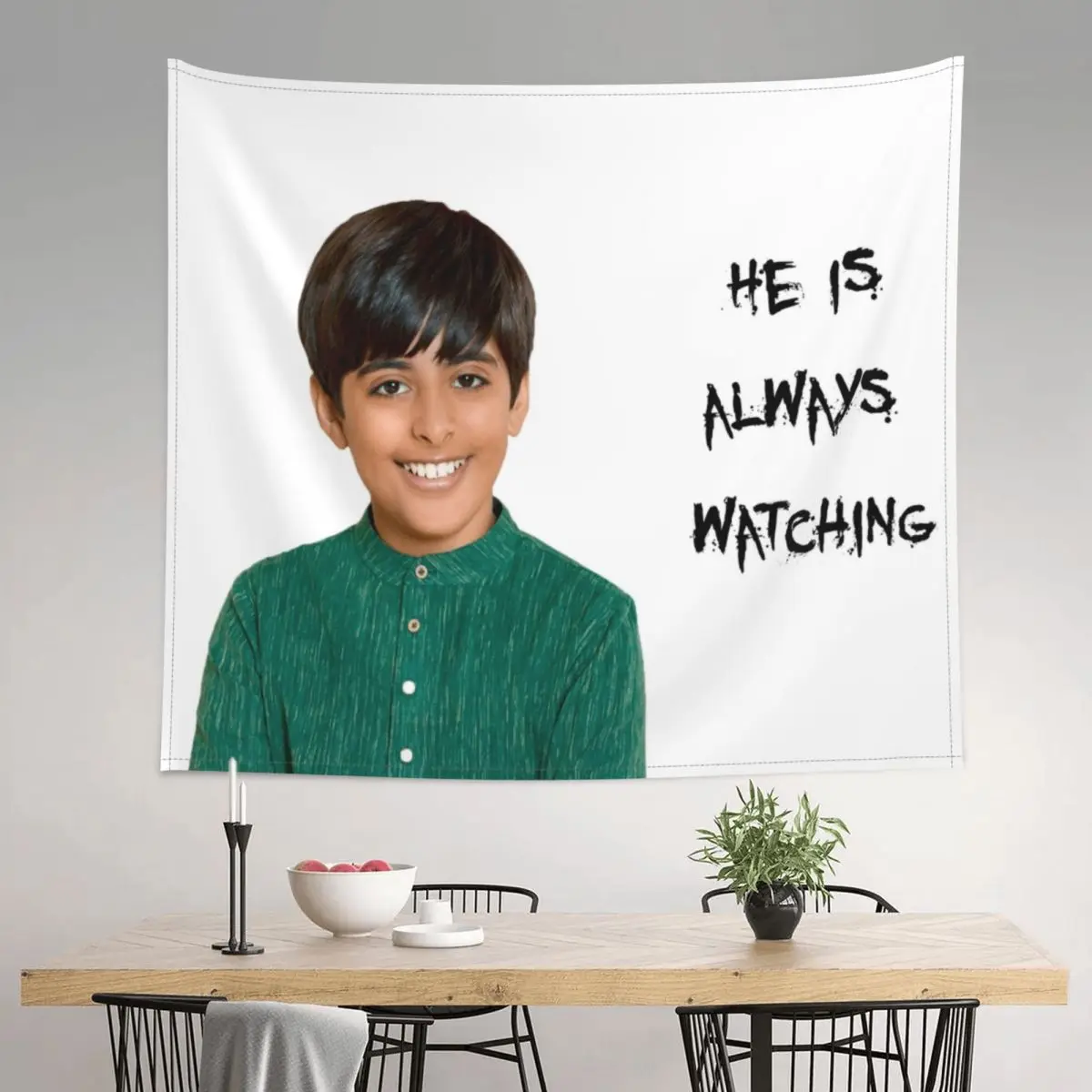 Рави всегда смотрит гобелен на стену хиппи гобелены из полиэстера