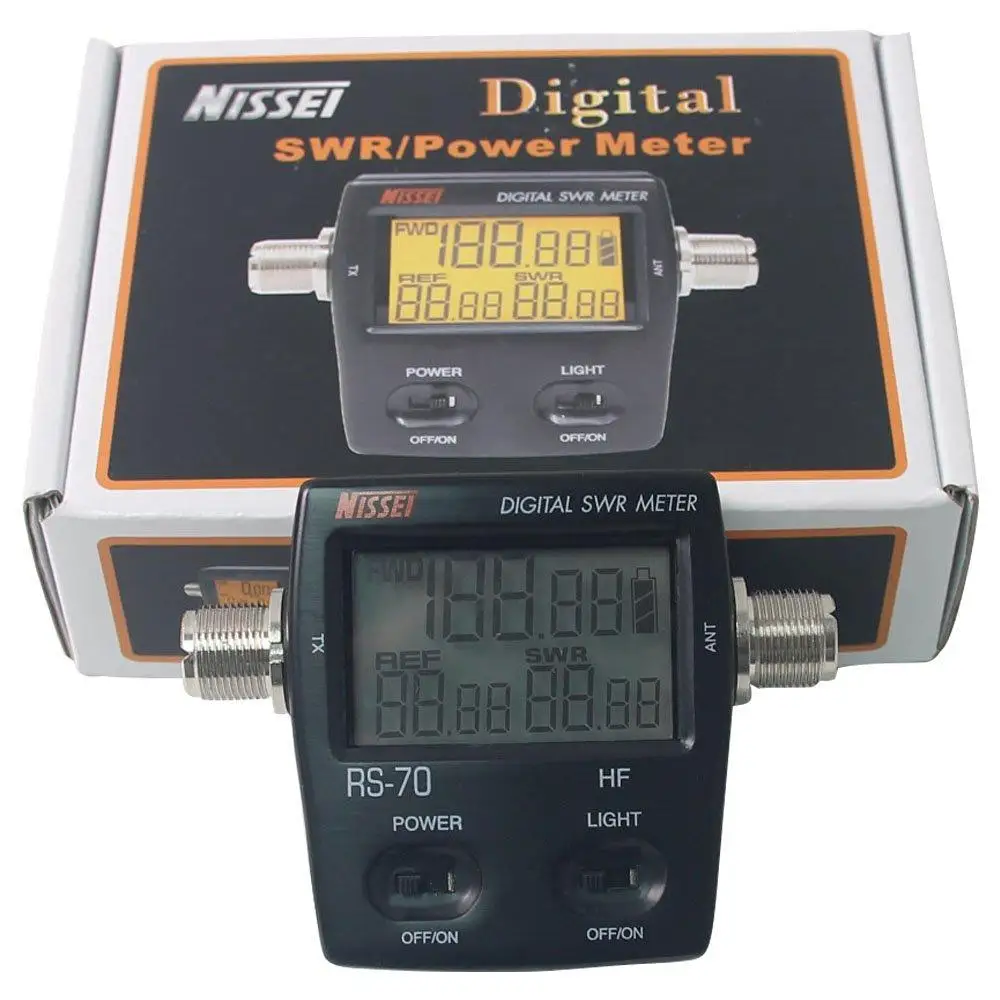 Цифровой измеритель мощности NISSEI SWR/HF 1 6 60 МГц SO239 разъем для двустороннего радио