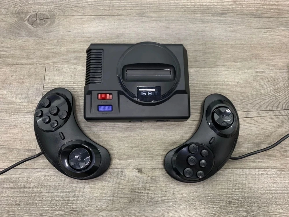 Мини 16 бит для SEGA Ретро Классический игровой консоли 691 в 1 бесплатная игры HD два