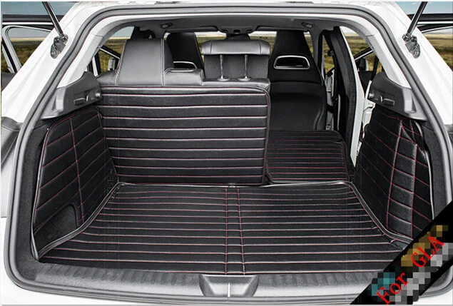 

No Odor Full Surrounded Specialcar Trunk Mats for GLA200 Durable Waterproof Boot Carpets