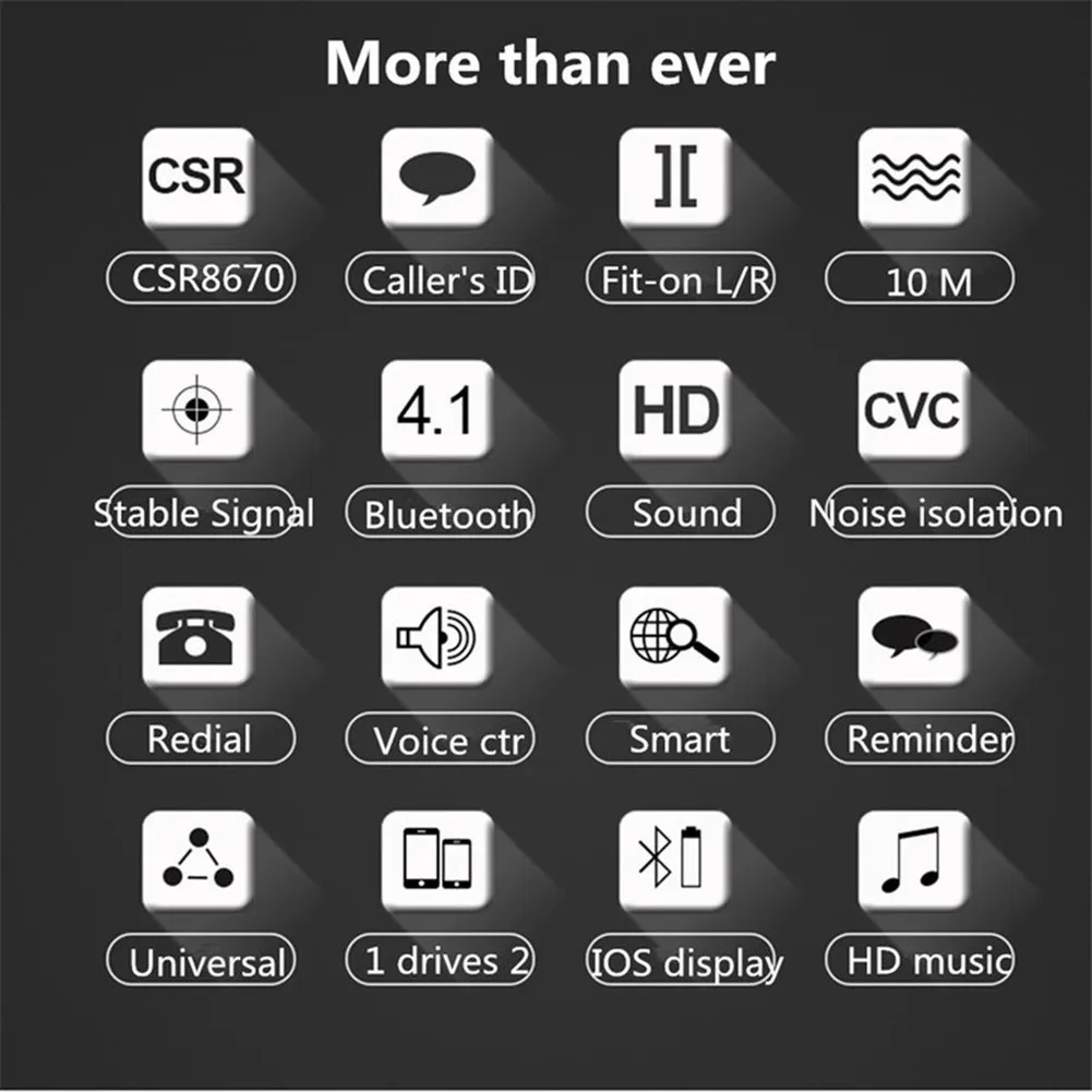 Bluetooth-наушники V9 с микрофоном HD Apt-x | Электроника