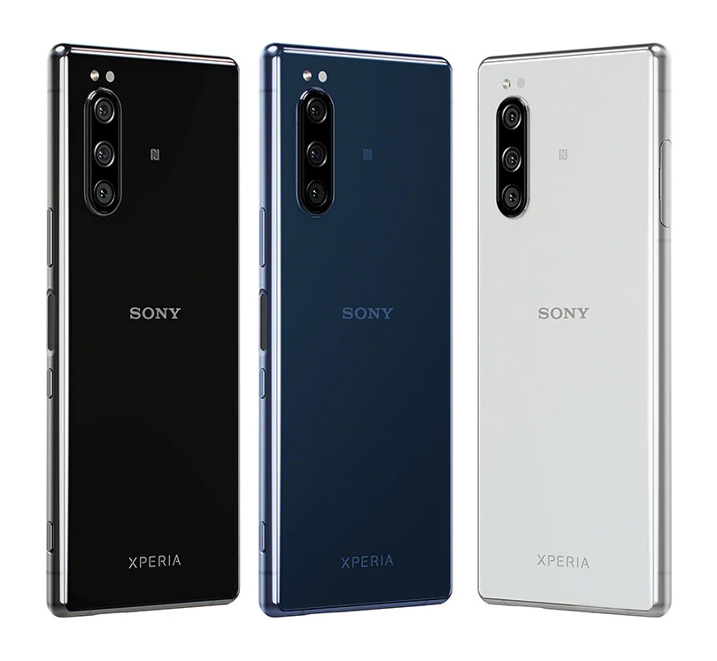 sony xperia 5 j8210 android mobile phone 4g lte 6 1 octa core 6gb128gb 13mp5mp triple cameras nfc fingerprint cell phone free global shipping