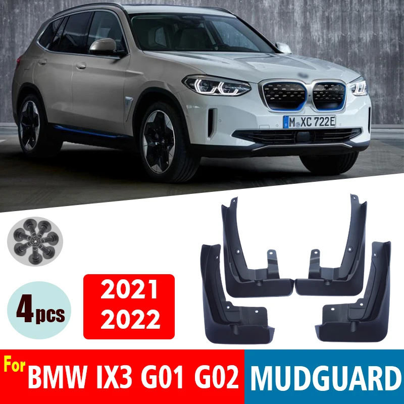 FOR BMW IX3 G01 G02 2021 2022 Mudguards Fender Mudflaps Guard Splash Mud Flap Car Accessories Auto Styline Front Rear Mudguard