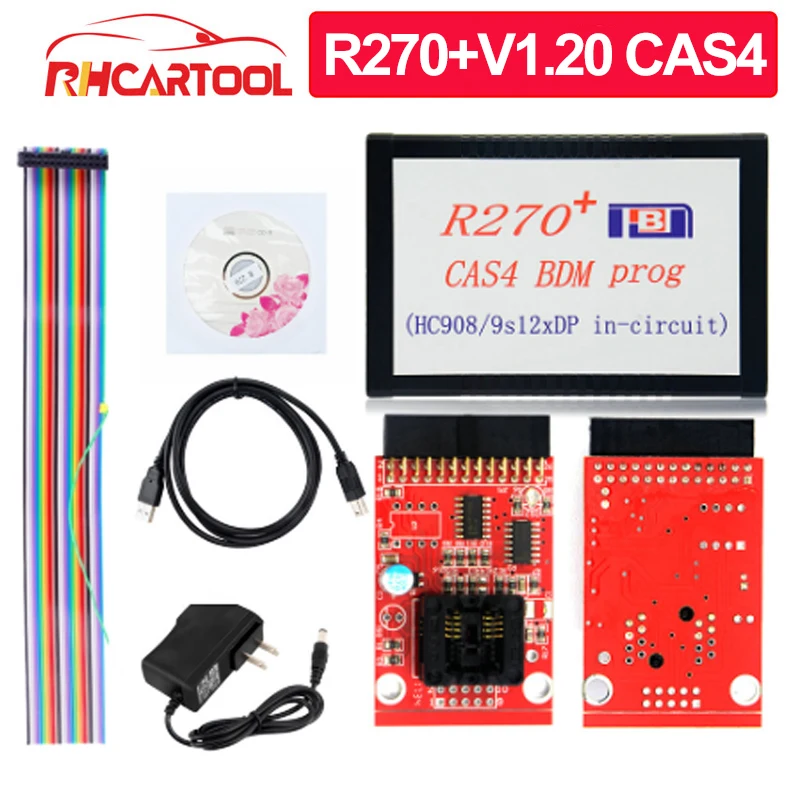 

OBD2 диагностический инструмент, новый 1,20 R270 + V1.20 Авто R270 CAS4 BDM программатор R270 + CAS4 BDM R270 PLUS AK90, ключевой проектор для bmw