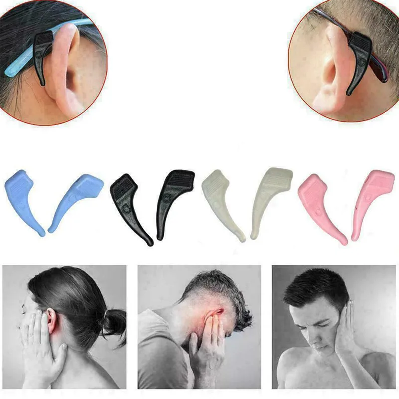 

Фиксаторы для очков 1 пара, Нескользящие, удобные, эластичные