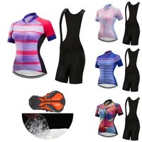 women cycling set bib shorts 2022 summer bike jersey mtb skinsuit sport bicycle clothes dress female kit cyclist clothing suit