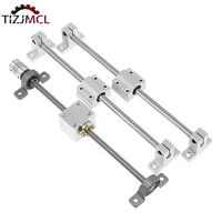 3dprinter parts t8 lead screw lead optical axis kp08 bearing bracket housing mounting bracket guide for cnc linear guide rail