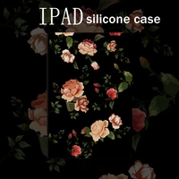 vintage flowers rose case for ipad air 4 silicone case ipad pro 2020 10 5 9 7 10 2 in 8th generation 7th 12 9 pro 2018 mini 4 5