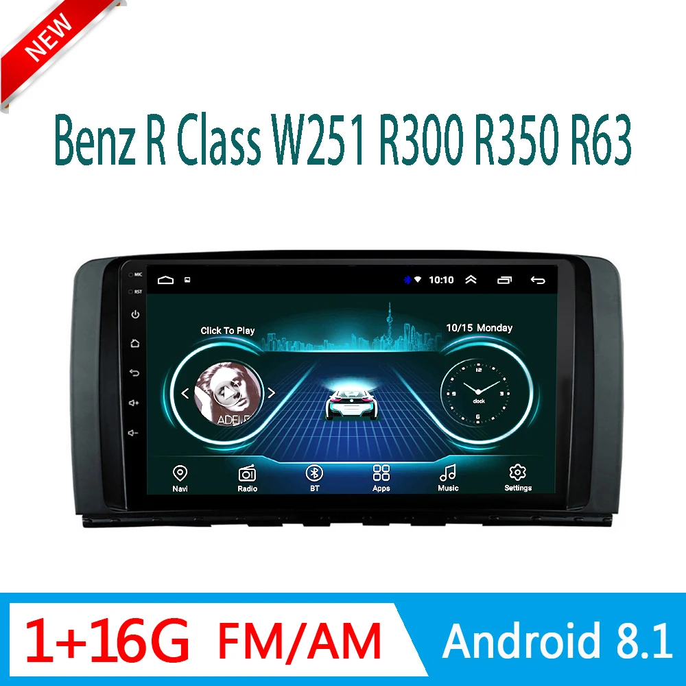 Автомобильная аудиосистема для Benz R Class W251 R300 R350 R63 авто радио GPS навигатор DVD плеер