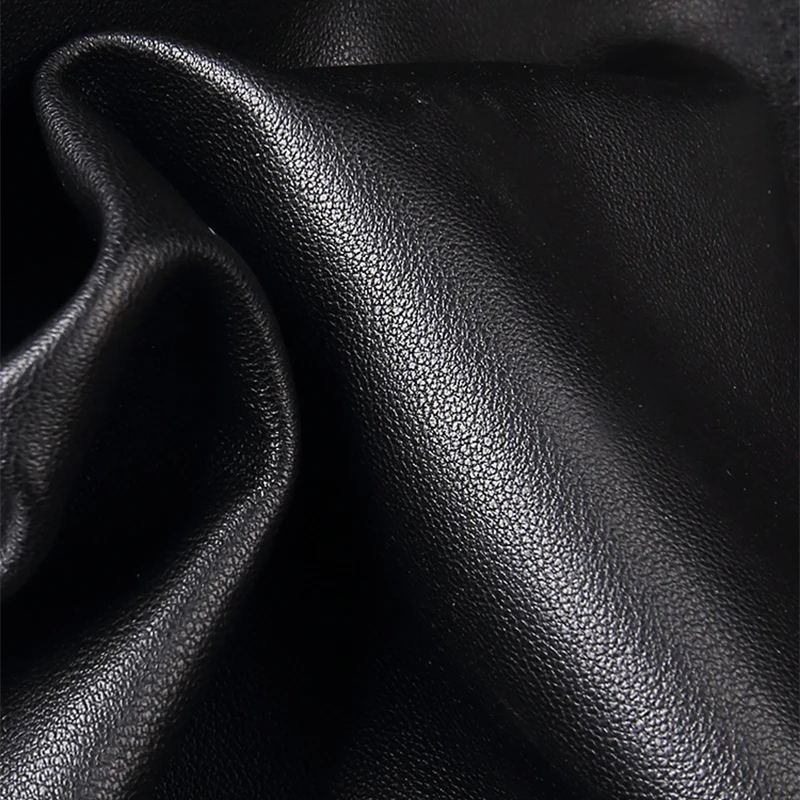 Lautaro короткая красная кожаная бомбер женский большой размер для женщин 2020