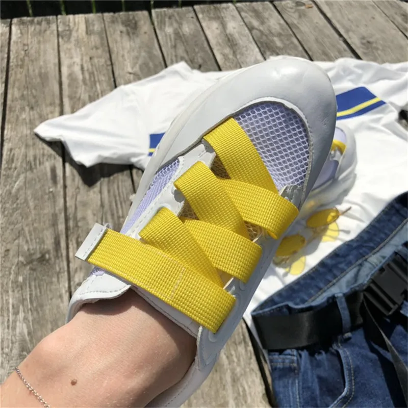 Женские дышащие кроссовки повседневная обувь на платформе криперы весну | Обувь