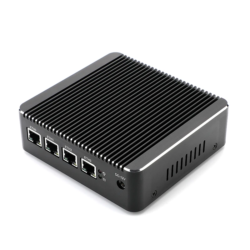 Мини-ПК без вентилятора X86 Linux 4LAN Celeron J3160 J3455 J4205 N4200 N2840 N2940 N3540 J1900 брандмауэр роутер
