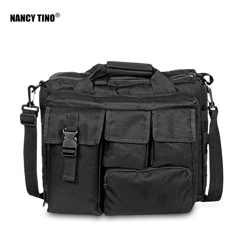 

NANCY TINO Military Backpack Tactical Nylon Messenger Shoulder Bag Laptop Handbag Briefcase Outdoor Multifunction Climbing Bag