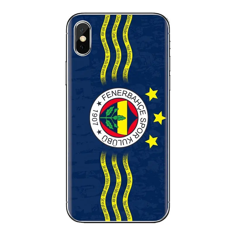 Fenerbahce футбольный клуб FC Логотип для samsung Galaxy S2 S3 S4 S5 MINI S6 S7 edge S8 S9 Plus Note 2 3 4 5 8 Coque Fundas