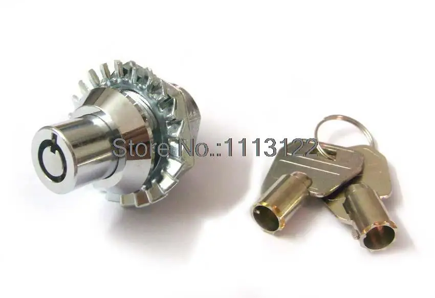 7-контактный замок для раздвижной двери трубчатый с нажимом рекламной лампы